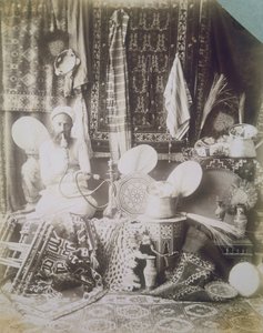 エジプト、カイロのバザール、1878年頃 作： English Photographer